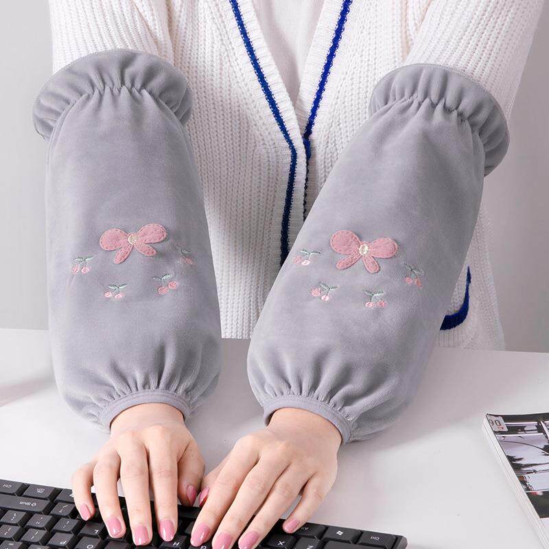 成人袖套防污长款女套袖袖头护袖秋冬季袖筒短款韩版可爱干活新款