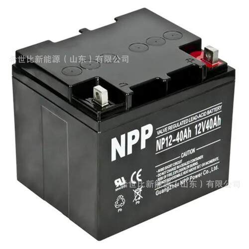 NPP耐普蓄电池NPG12-40风力发电储能12V40AH电子测试设备电池