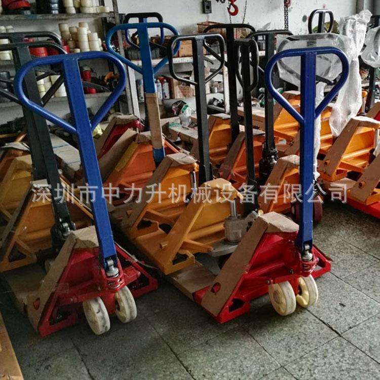 2吨手动搬运车叉车3吨I液压托盘车油压叉车手拉地牛