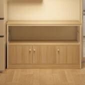 厨房置物架落地多层微波炉架子靠墙餐边柜家用储物柜烤箱橱柜收纳