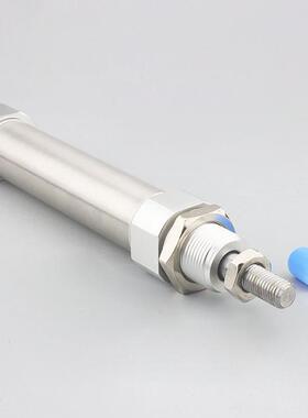 亚德客型不锈钢迷你气缸MI20X25/50/75/100/150/200/250/300/SU