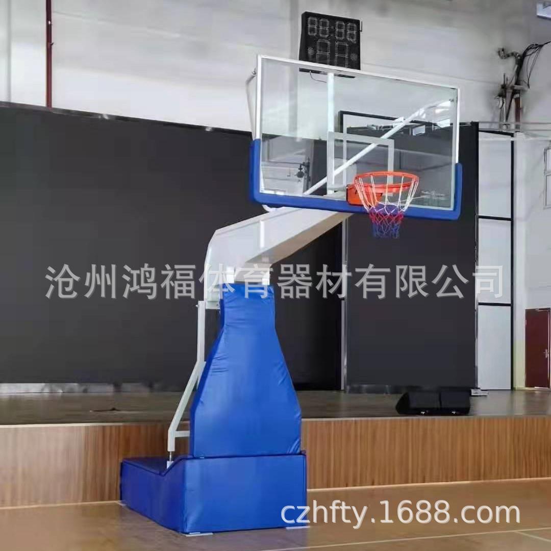 手动电动液压升降移动篮球球架室内外比赛成人标准场馆球架