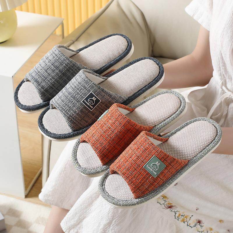 大码四季亚麻拖鞋男防滑耐磨居家室内地板静音加大号棉麻布艺拖鞋,居家布艺,居家亚麻拖鞋,淘宝优惠券,粉丝福利购,淘宝优惠卷