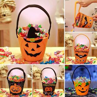 Halloween Candy Bag Gift Bag Spooky Halloween Storage