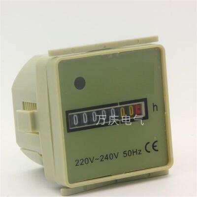 导轨式HM2工业计时器UWZ48累时器电子设备计时器工程作业计时器机