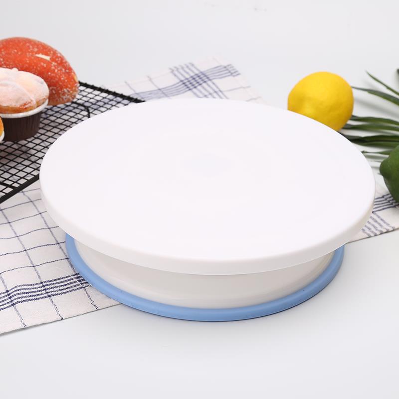 烘焙工具生日蛋糕裱花转台 塑料家用裱花台防滑蛋糕裱花转盘 包邮