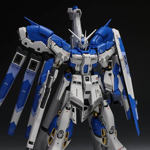 现货筑匠rg海牛1/144Hi-v阿姆罗 附特典3面罩 板喷件拼装模型玩具