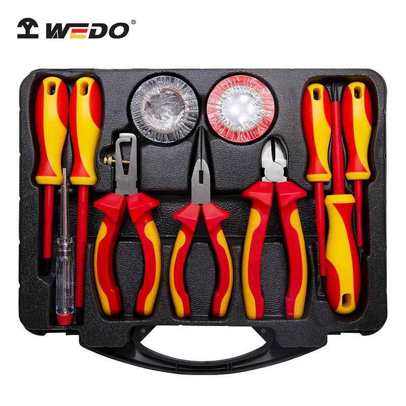 WEDO件维度工厂直供11套绝缘工具套装VDE认证绝具缘工LED组套