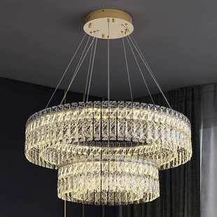 简约家居客厅灯主灯轻奢风格 水晶吊灯民宿商用包间餐厅灯出口海外