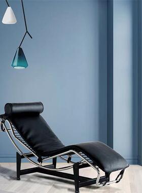 设计师经典LC4休闲躺椅柯布西耶个性办公室阳台不锈钢皮艺沙发椅