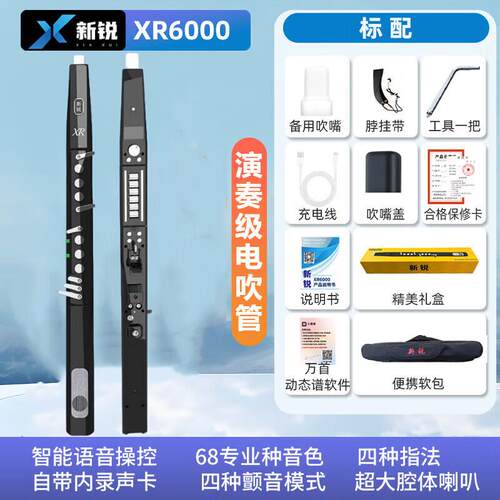 新锐XR6000电吹管乐器厂直销新款国产乐器大全初学电子笛萨克斯