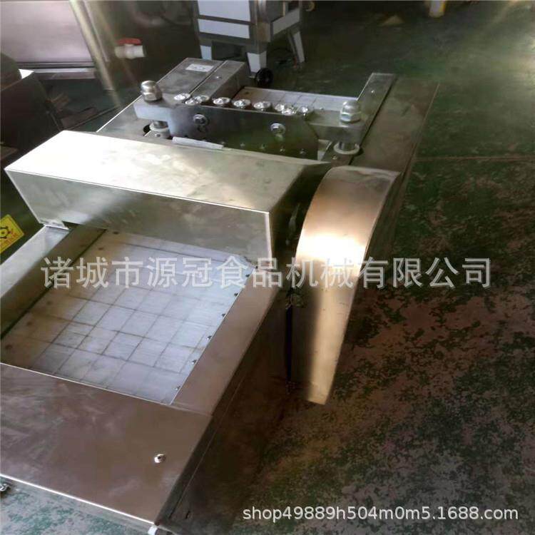 供应不锈钢自动切块机 连续剁鸡块机 多功能带骨肉类切块机厂家