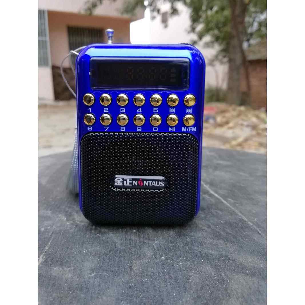 金正收音机老人新款便携式多功能插卡音响评书播放器唱戏机随身听