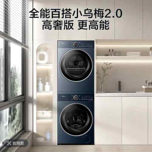 小.天鹅TG10DE60+TH10VE60家用10KG全自动变频洗烘套装小乌梅2.0