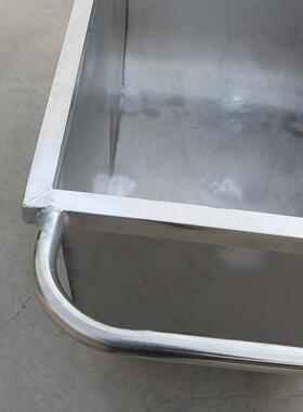 不锈钢饲料猪XKW车手推养殖场推车料车猪喂料车饲养料推车猪场喂