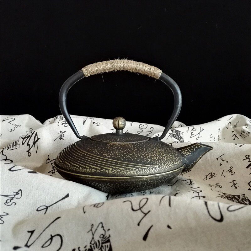厂家直销瑞寿堂铁壶月亮湾带滤网茶壶煮水泡茶功夫茶具礼品套装