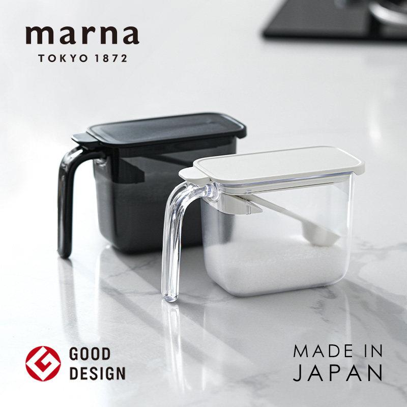marna日本进口调料罐家用厨房调料盒调味罐盐罐组合套装调料瓶罐