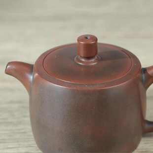 钦州坭兴陶茶壶张振和大师纯手工原矿制作家用大小容量大口泡茶具