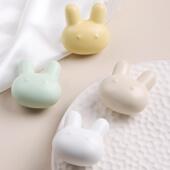 萌兔儿童房衣柜拉手定制衣柜门柜子抽屉陶瓷单孔卡通可爱彩色把手