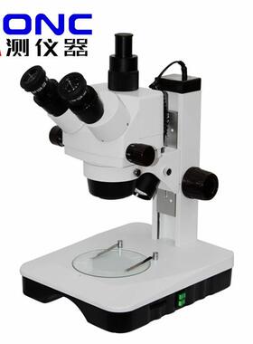 HC102BT型三目正置连续变倍体视显微镜立体熔深C接口、明场观察