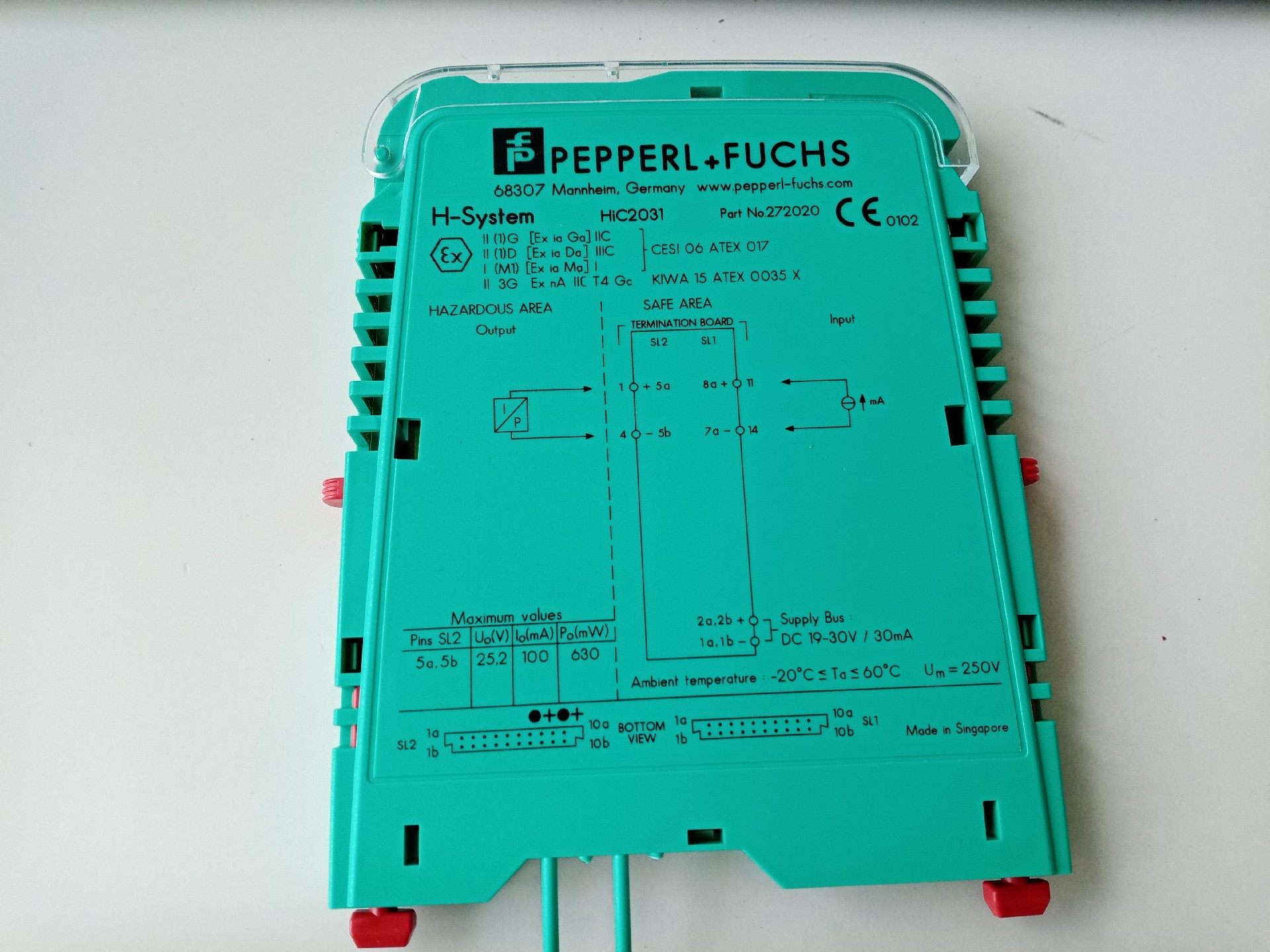 P+F倍加福安全栅模块HIC2031，全新原装进口正品包邮现