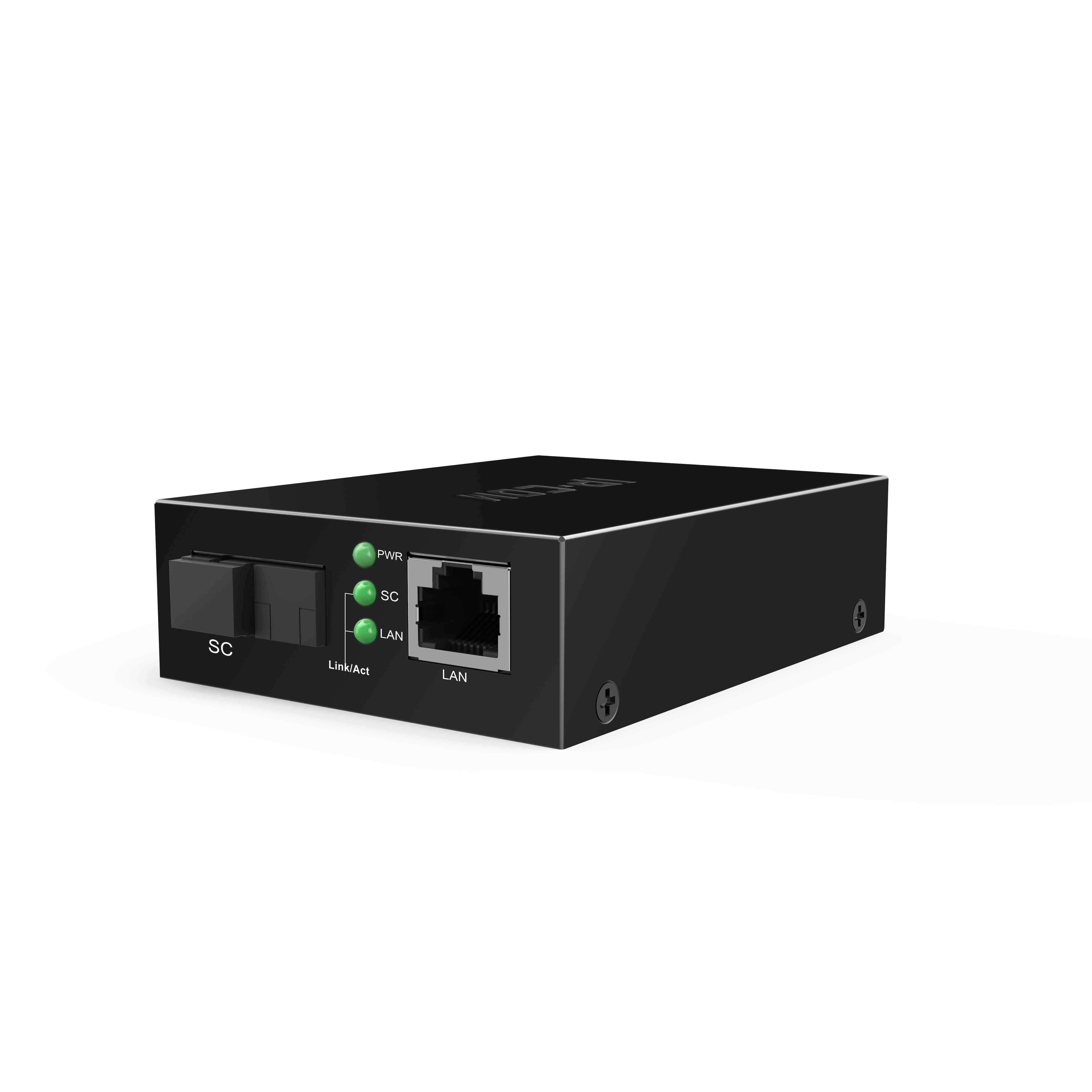 腾达TFC300AB单模单纤百兆千兆光纤收发器SC光电转换器TFC100监控