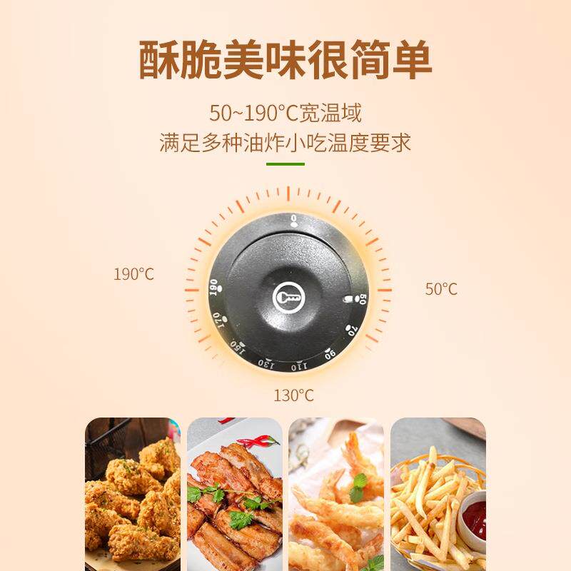 东沛商用电炸炉单缸油炸锅摆摊炸薯条大容量炸串炸鸡大容量商用