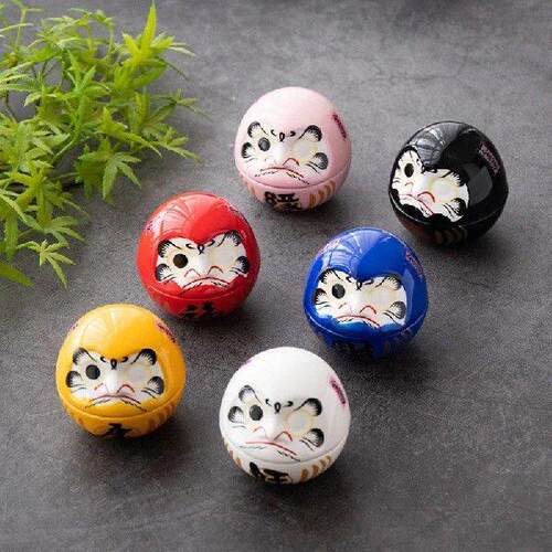 Ceramic Daruma Statue Small Ornaments Japan Daruma