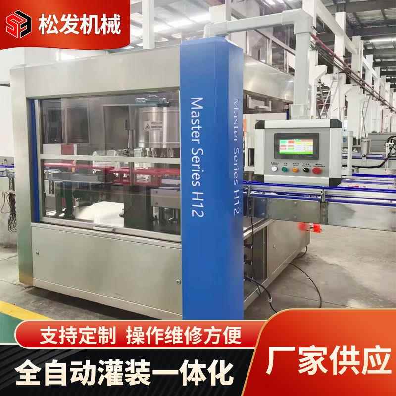 全自动高速旋转热熔胶贴标机OPP标签贴标机一次性大桶贴标机