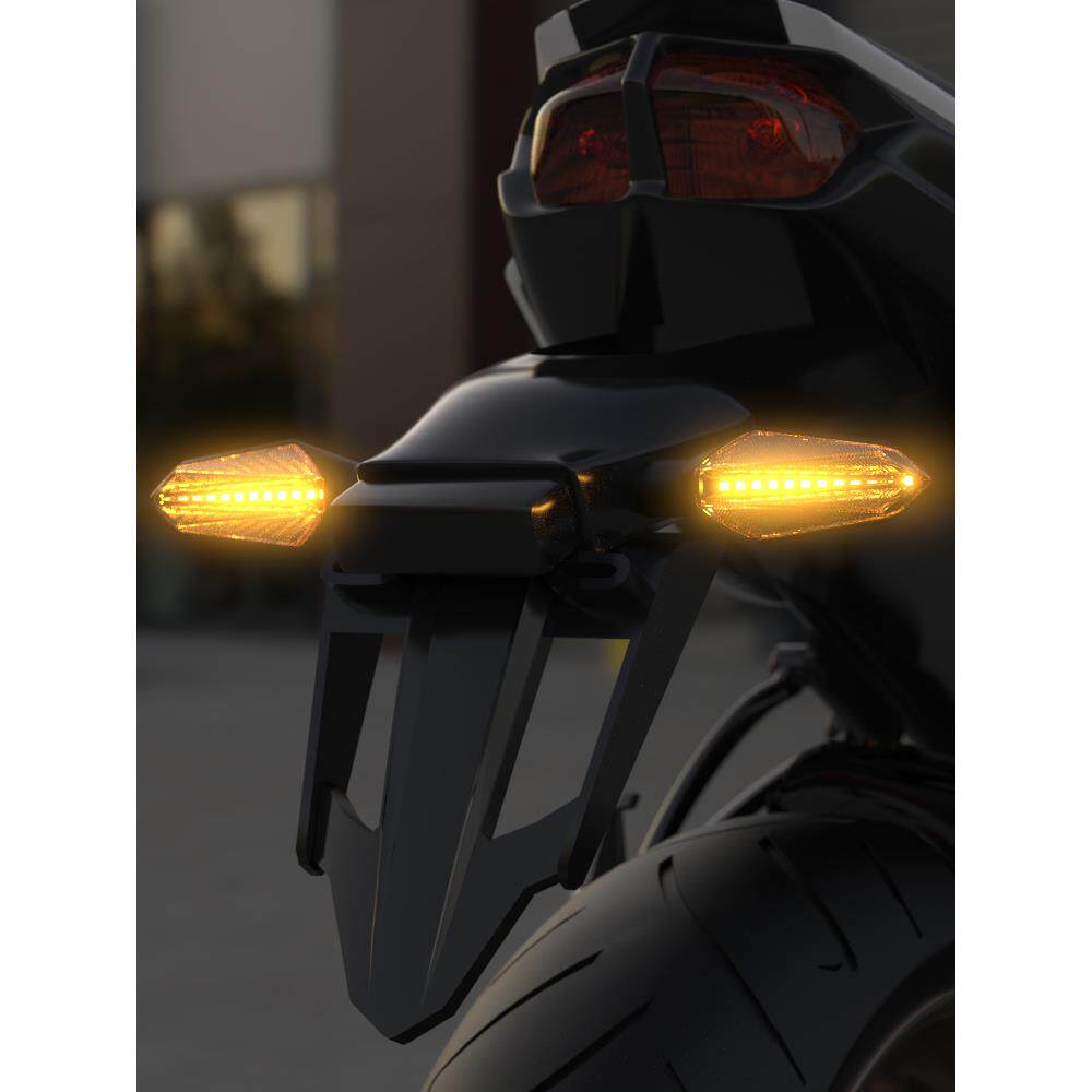 摩托车流水转向灯电动汽车转向灯总成改装汽车轻型摩托车精灵兽后