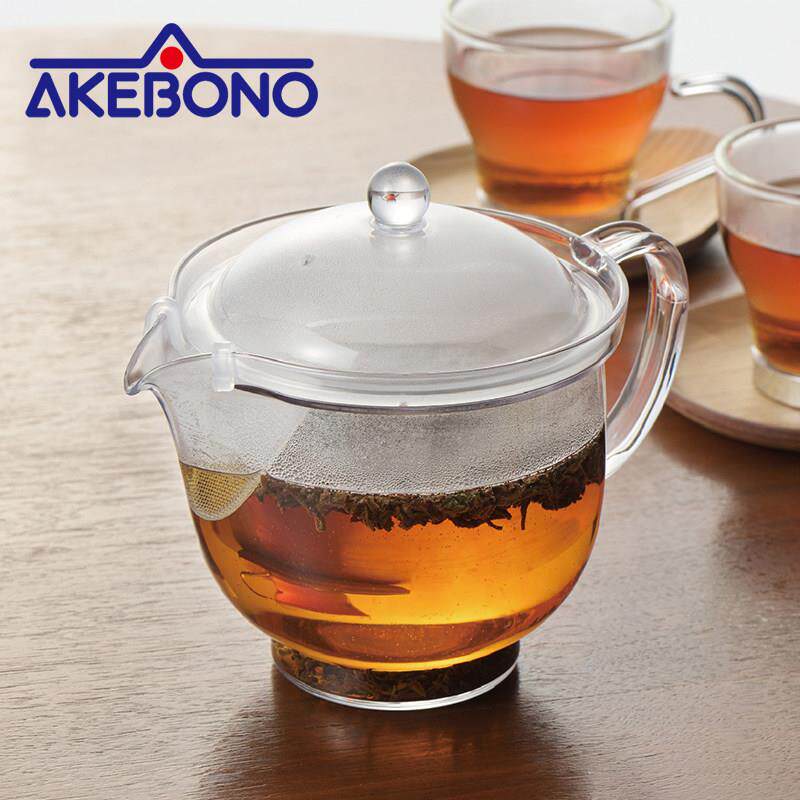 日本制造AKEBONO曙产业茶壶tritan树脂透明塑料冷萃泡茶壶分享壶