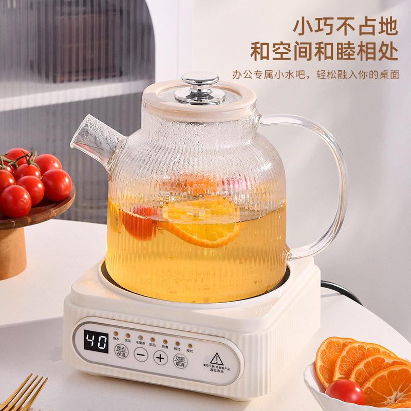 多功能恒温养生壶家用全玻璃烧水壶公室小型煮茶壶2024新款