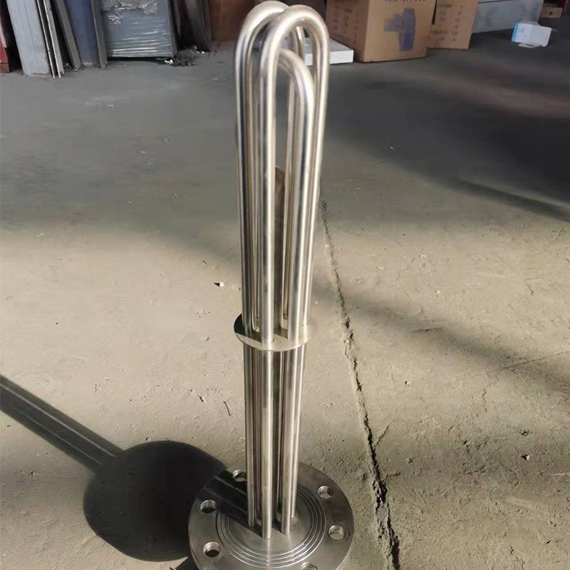 防干烧油类加热管反应釜加热器 法兰电加热管 水箱液体电加热管