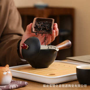 防烫户外车载精致自动旅行茶具快客杯陶瓷 小康泡家用便携旅行套装