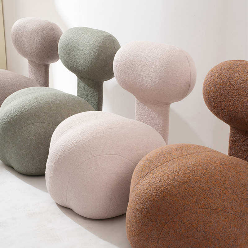 轻奢家用客厅小沙发简约异型鹅卵石布艺沙发创意休闲沙发椅,住宅家具,功能沙发,淘宝优惠券,粉丝福利购,淘宝优惠卷