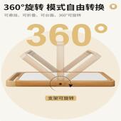 梳妆镜桌面办公室学生宿舍旋转式 实木镜子化妆镜镜台桌面卧室大号