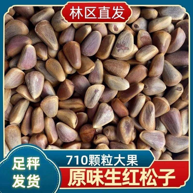 新鲜生松子东北松子开口松子大颗粒松子松子原味松子