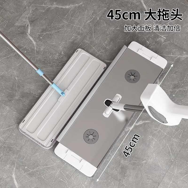 合金免手洗平板拖把刮水一体2024新款家用一拖净拖布懒人拖地,家庭/个人清洁工具,拖把桶,淘宝优惠券,粉丝福利购,淘宝优惠卷