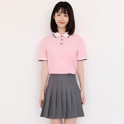 夏季幼儿园老师园服幼师教职工作服两件套短袖polo衫套装工衣定制