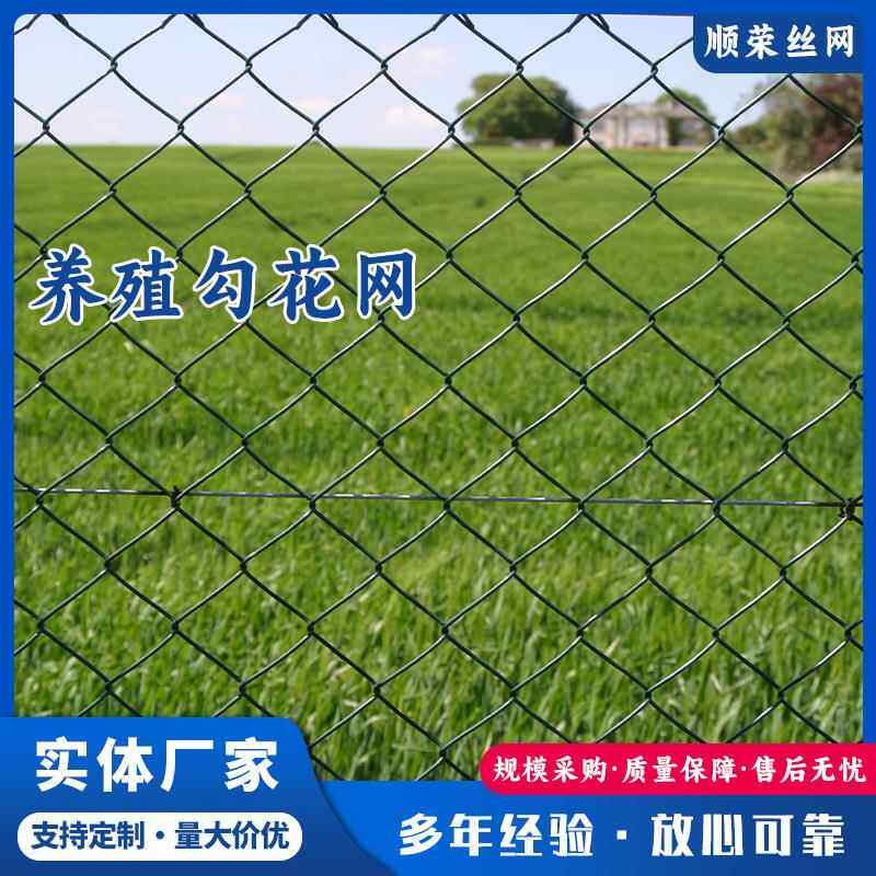 镀锌铁丝山体边坡菱形拦石钢丝绳煤矿支护金属编织方格勾花围栏网
