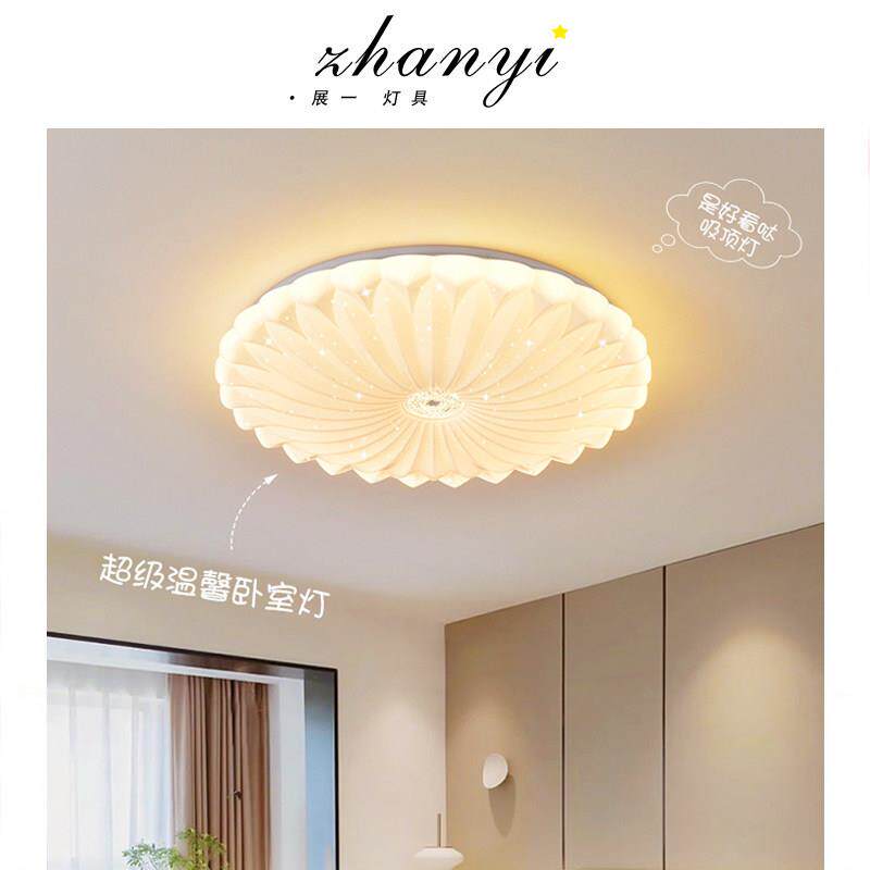 led吸顶灯圆形卧室灯现代简约客厅过道走廊卫生间阳台向日葵灯具
