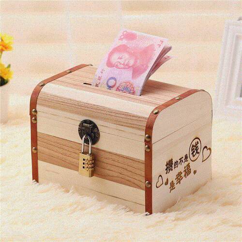 cute piggy bank capacity children suitcase card