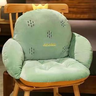 坐垫靠垫一体办公室久坐靠椅学生凳子屁垫座椅垫腰靠护腰椅子靠背