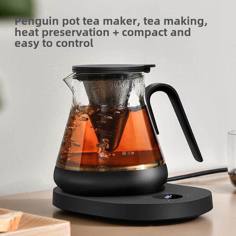 三界C1煮茶器自动保温烧水壶小型家用茶具白茶黑茶普洱玻璃煮茶壶