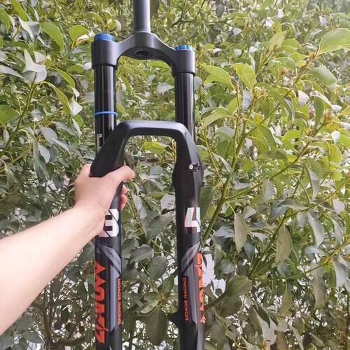 正品玛卡威登山车前叉34管160行程AM高强度气压前叉越野快拆气叉