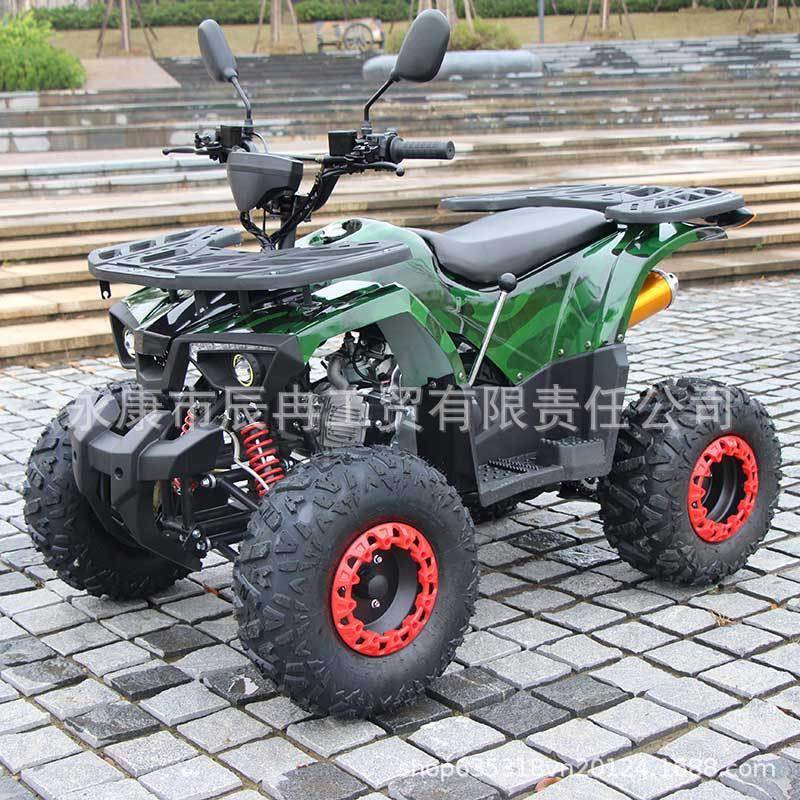 CR125CC战神沙滩车前后碟刹8寸轮胎小公牛全地形四驱越野摩托车