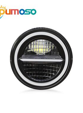 工厂7寸牧马人汽车led大灯哈雷越野车日行灯改装天使眼车灯