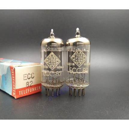 全新德律风根 ECC82 12AU7 ECC83 12AX7 6N4电子管坑屏T云母 滑屏