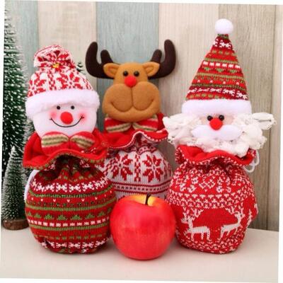christmas decoration tree Santa doll candy bag 圣诞糖果袋