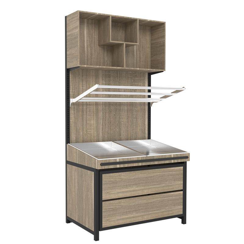 商场超市货柜木制台阶散装食品展示架杂粮干果蜜钱散称食品展柜,商业/办公家具,超市货架,淘宝优惠券,粉丝福利购,淘宝优惠卷